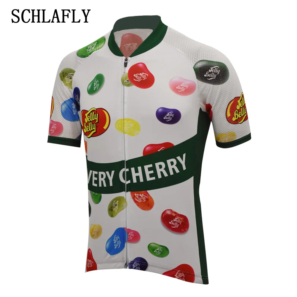 

jelly belly cycling jersey short sleeve summer bike wear jersey road jersey cycling clothing bicycle clothes schlafly
