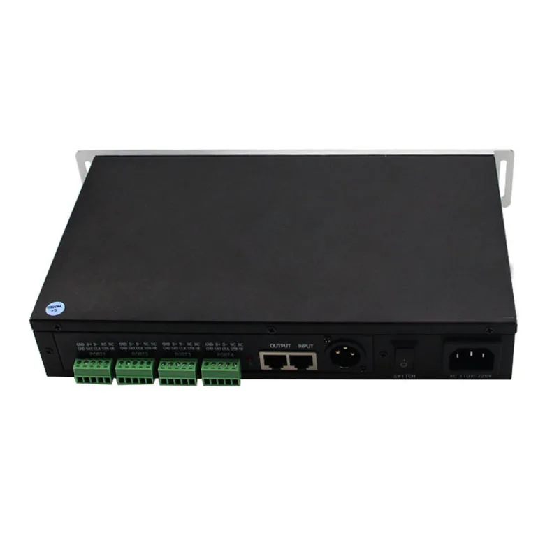 On line контроль выключения управления 4*512 пикселей DMX512 светодиодный контроллер