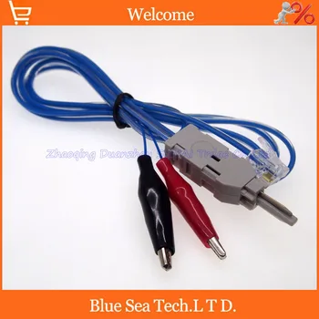 

Sample 2pcs 3 ports telephone/phone professional testing line RJ11 test clip for communication