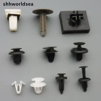 

shhworldsea 500pcs headliner retainer slider center shield retainer front door retainer body side fender clip