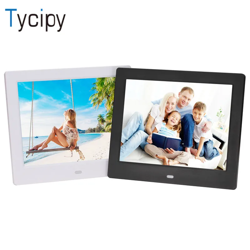 Tycipy 8inch Led Digital Photo Frame 1024*768 High Resolution Support