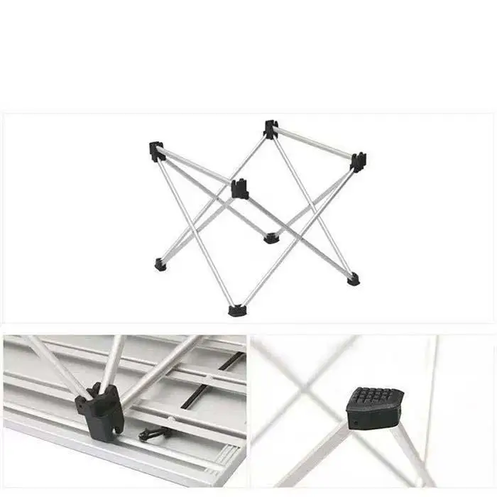 Прочный портативный складной стол из алюминиевого сплава для барбекю на открытом воздухе Черный, Белый дом, стол