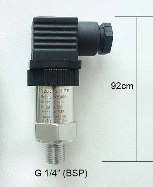 Transmissor de Pressão de Silício Transdutor de Pressão 0 0.2 60mpa G1 e 4 Saída 4 20ma - Image 3
