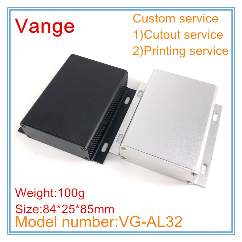 

1pcs/lot industry injected wall-mounted aluminum diy enclosure 6063-T5 aluminum project box 84*25*110mm for electronic equipment