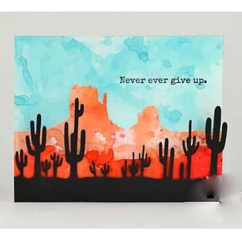 

Tropical Cactus Landscape Metal Cutting Dies Stencils For DIY Scrapbooking Photo Album Decorative Embossing Card Craft Die Cut