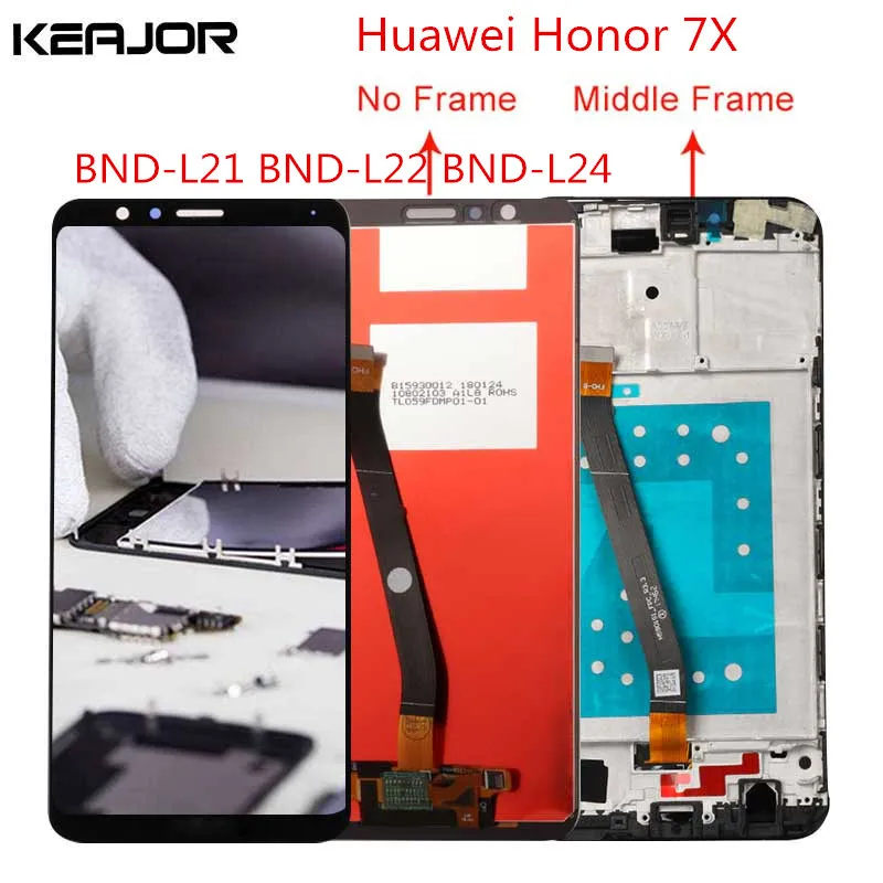 

For Huawei Honor 7X Lcd Screen Tested AAA Lcd Display+Touch Screen Replacement For Huawei Honor 7X 5.93'' Smartphone