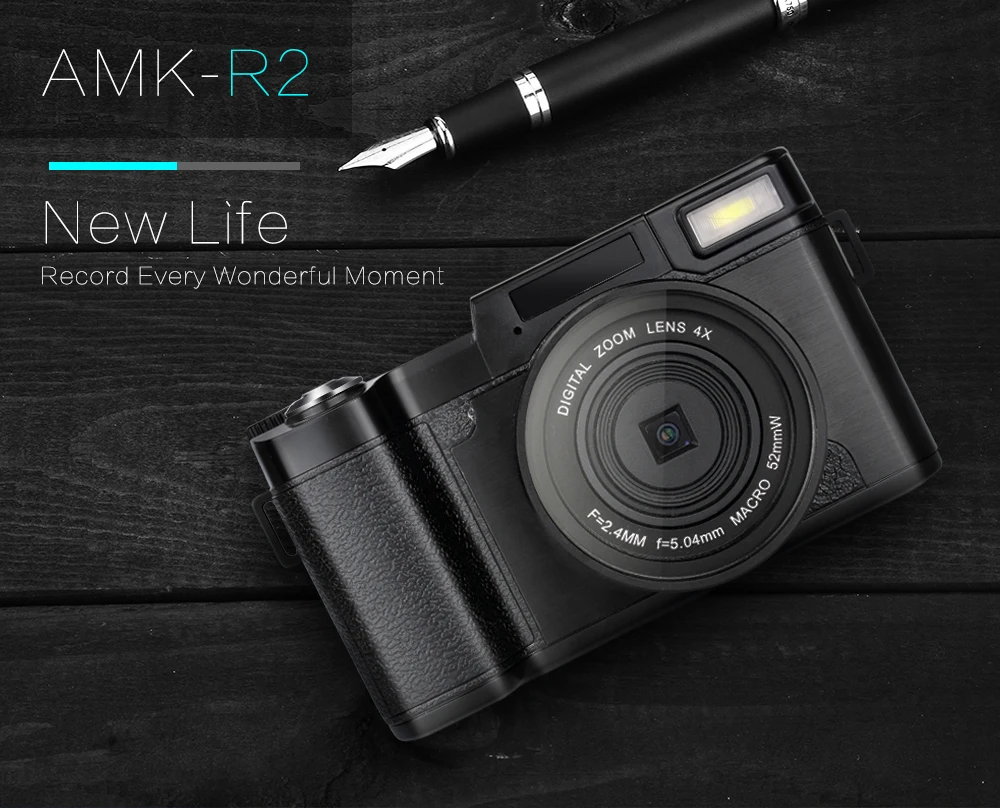 Супер 24Mp Max 8MP CMOS Сенсор 3 дюймов Экран компактная цифровая Камера профессиональный фото Камера 1080P видео 800 мА/ч, Батарея