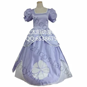 

2017 2018 Sofia the First Sofia Princess Cosplay Costume Dress Any Size Custom Made