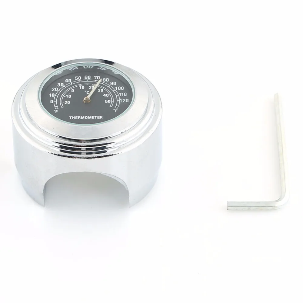 Motorcycle Handlebar Thermometer Handlebar Temperature Gauge Cycling Accessory 1in 7 | Desertcart