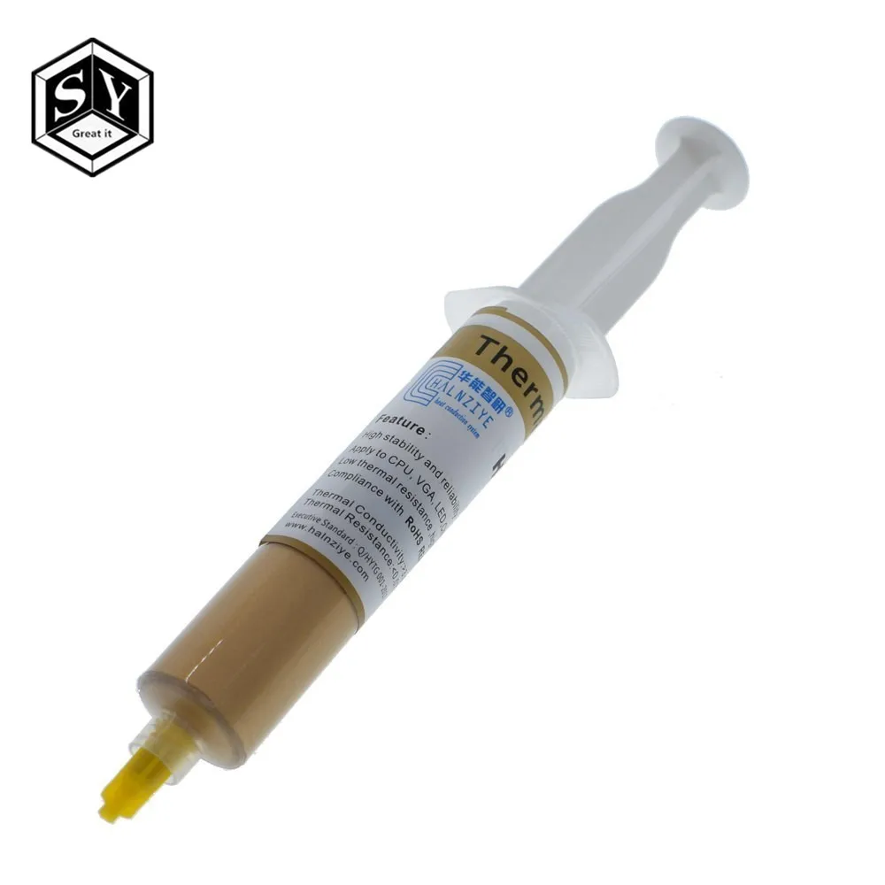 Cpu cooler 30g Conductive Heatsink Plaster Thermal Paste Large Needle Cooler For CPU Heatsink Heat Sink for PC DROPSHIPPING