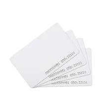 200piece/lot Rfid 125Khz TK4100 Chip ISO EM Card for Time Attendance access control system