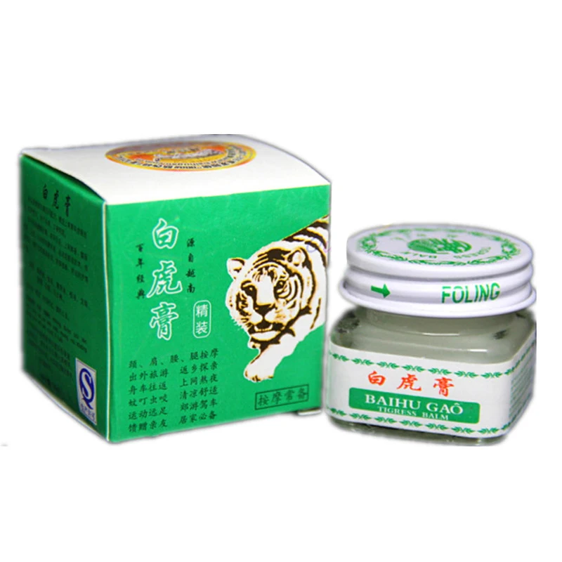 White Tiger Balm ointment for Headache Toothache Stomachache Pain