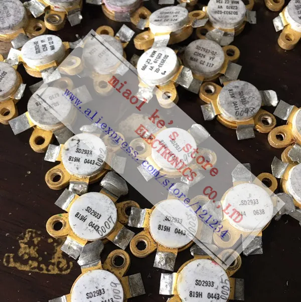 

[ Used goods ]100%Original: SD2933 [ 50V-125V 40A 300W 30MHz M177 ] - High-quality original transistor