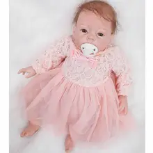 Princess Babies Girl New Style 20 Inch Reborn Baby Doll Newborn Realistic Dolls Toy With Magnetic Mouth Kids Birthday Xmas Gift