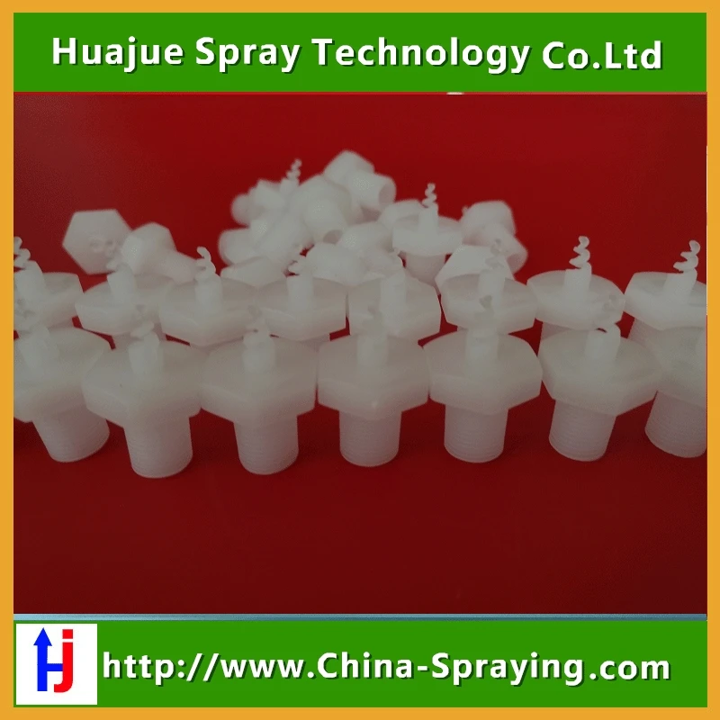 

High accurancy PCB cleaning plastic water hollow/full cone spiral nozzle