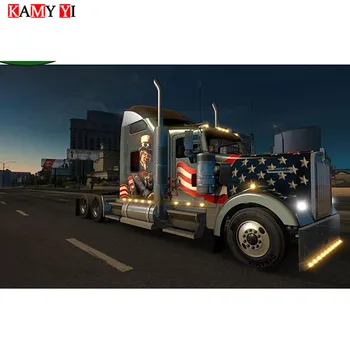 

KAMY YI Full Square/Round Drill 5D DIY Diamond Painting"military vehicle"Mosaic Stitch Diamond Embroidery Home Decor Gift HYY