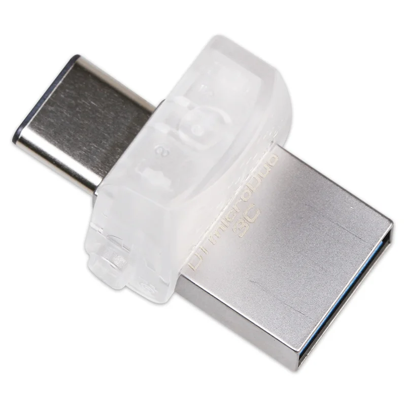 USB флеш накопитель Kingston DataTraveler Micro Duo 3C 64 ГБ 32 16 3 1 для ПК телефона с портом Type C|flash