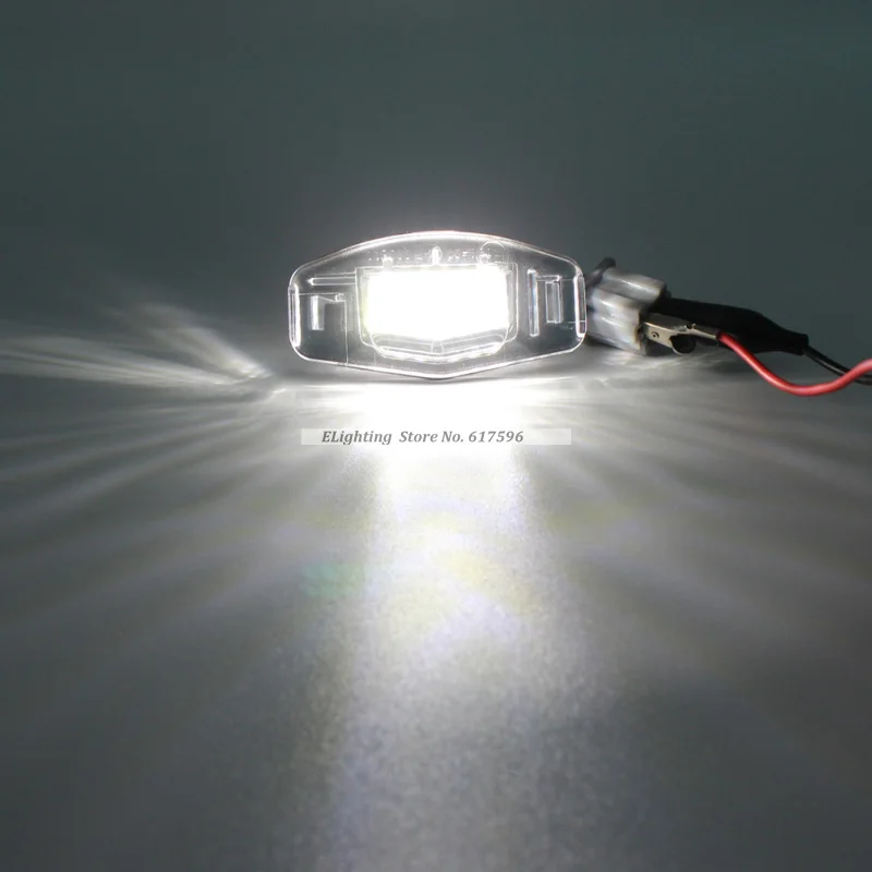 Белый светодиодный номерной знак без ошибок 18SMD светильник Honda Civic EM2/ES7 City Legend Accord