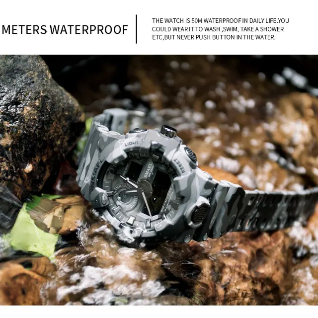 SMAEL Brand Luxury Cowboy Sport zegarek nowy mężczyźni Military Zegarki Analog Army cyfrowy Writwatch 8001 wodoodporny zegar mężczyźni Watch tanie i dobre opinie Quartz Wristwatches Complete Calendar Shock Resistant Rattrapante Stop Watch LED display Auto Date Water Resistant Chronograph Back Light Multiple Time Zone Alarm Perpetual Calendar SMAEL Brand Luxury Cowboy Sport zegarek nowy mężczyźni Military Zegarki Analog Army cyfrowy Writwatch 8001 wodoodporny zegar mężczyźni Watch tanie i dobre opinie Quartz Wristwatches Complete Calendar Shock Resistant Rattrapante Stop Watch LED display Auto Date Water Resistant Chronograph Back Light Multiple Time Zone Alarm Perpetual Calendar