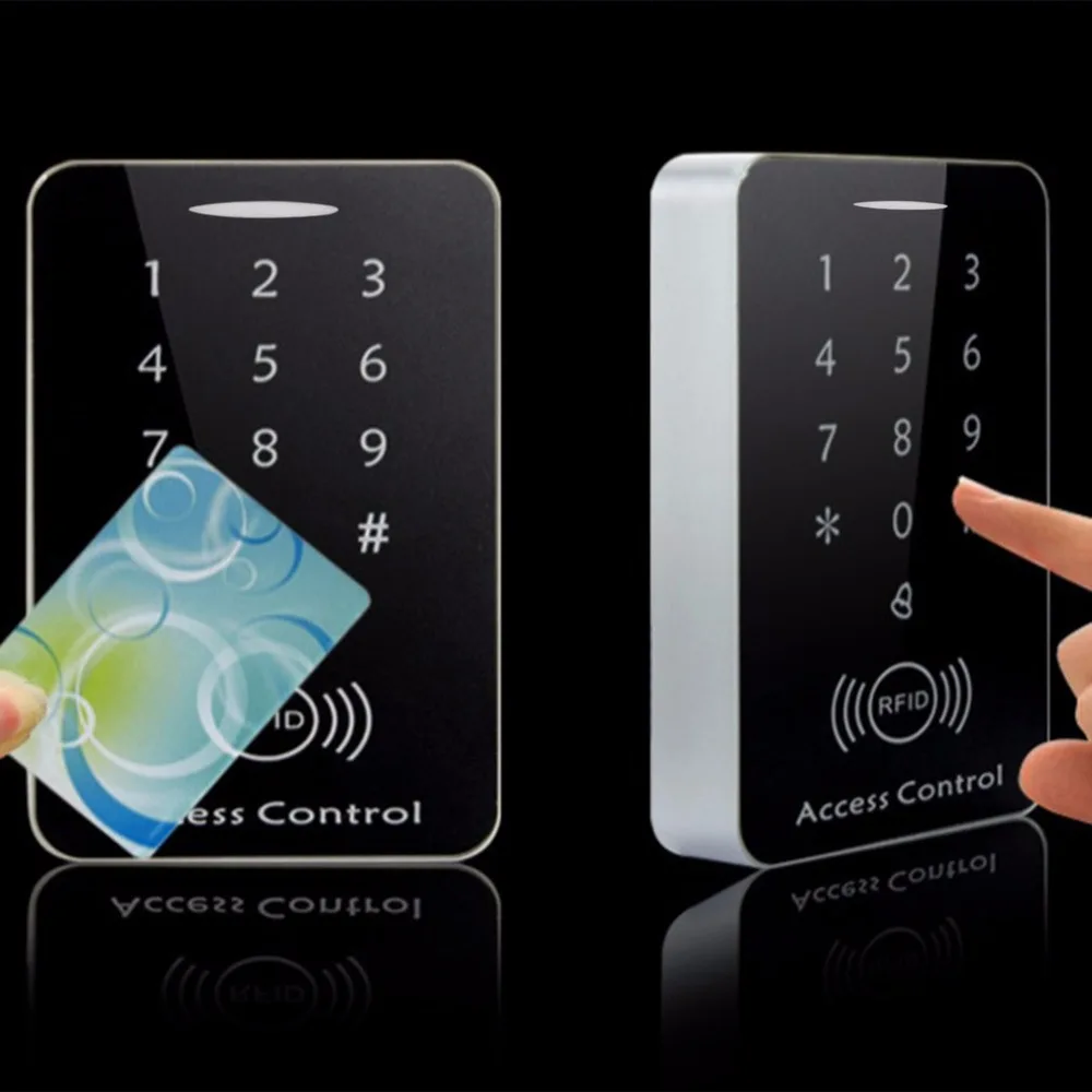 

LESHP RFID standalone access control touch Keypad system digital keyboard door lock controller RFID card reader with 10pcs Keys