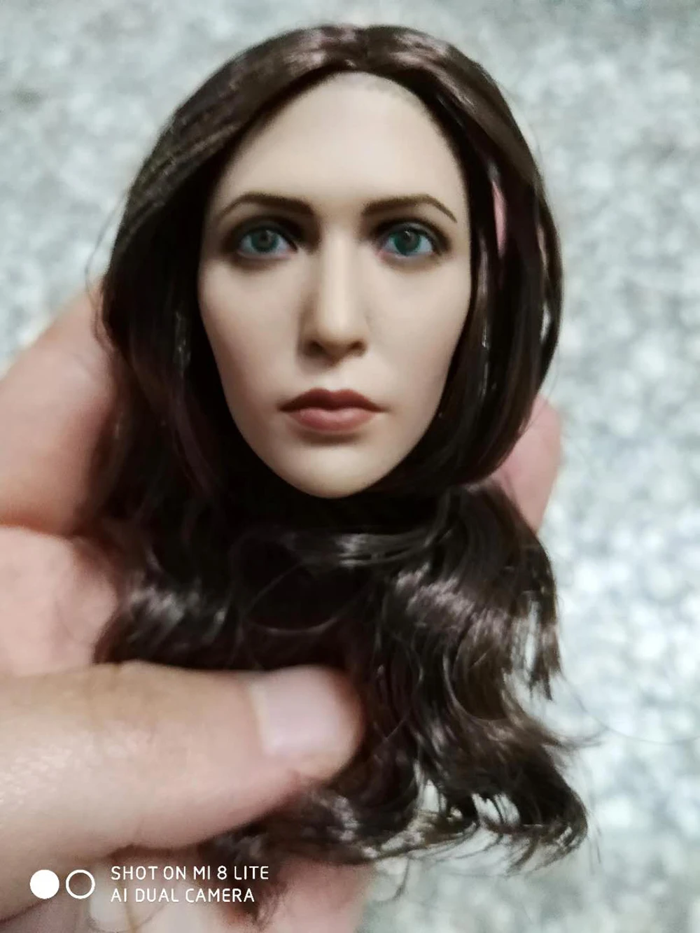 1/6 Elizabeth Olsen алый ведьма голова лепить 3,0 женская голова резьба красота голова лепить для 1" HT рисунок тела