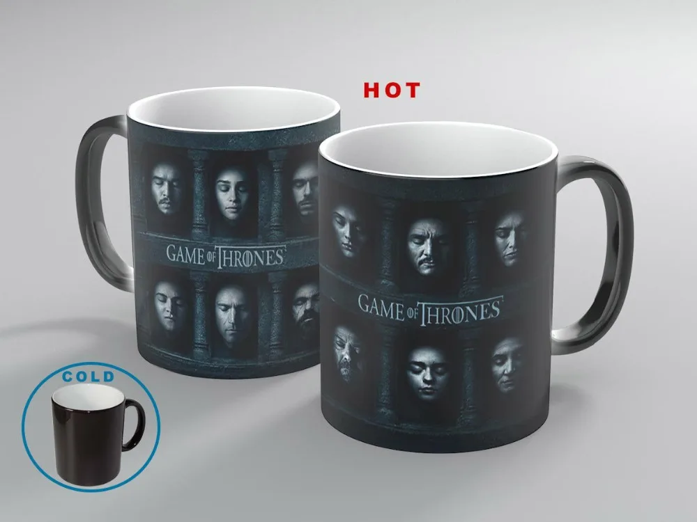 

High Quality Game Of Thrones mugs family hero mug color changing magic mugs Tea coffee mug friend children gift