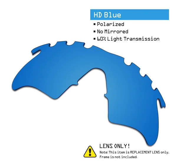 SmartVLT поляризованные Сменные линзы для солнцезащитных очков с вентиляционным нагревателем - Цвет линз: HD Blue