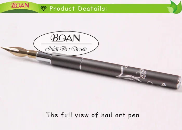 Bqan Дизайн металлической ручкой с Скульптура Дизайн ногтей Pen расставить 10 шт./лот