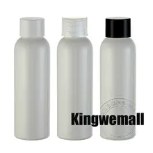 300 шт./лот 60 мл пластиковые бутылки контейнер косметическая упаковка с белого цвета