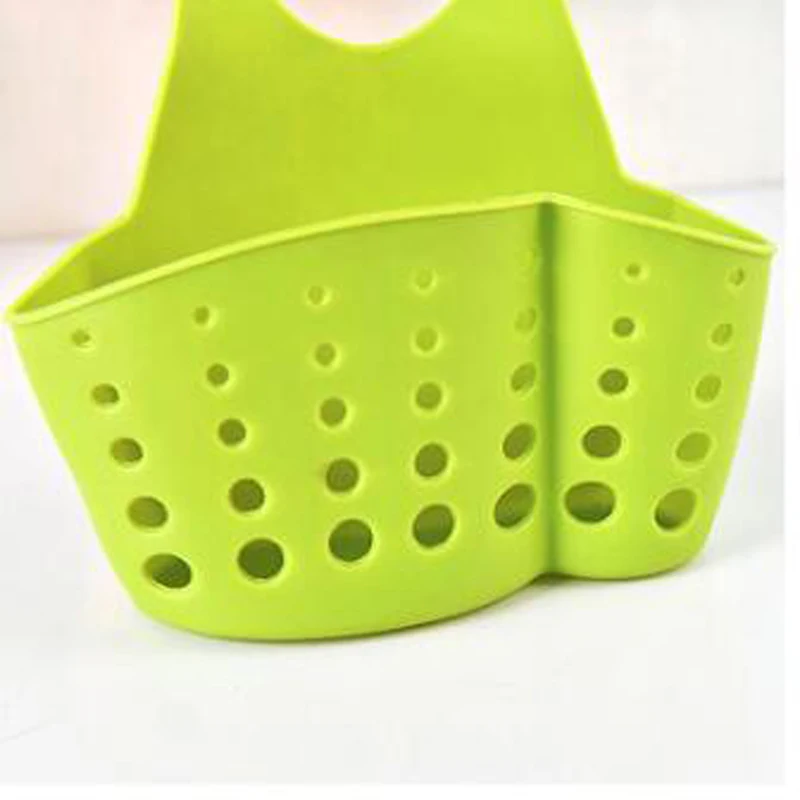 5 Colors Portable Basket Home Kitchen Hanging Drain Basket Bag Bath Storage Tools Sink Holder Kitchen Accessory vaciar cesta