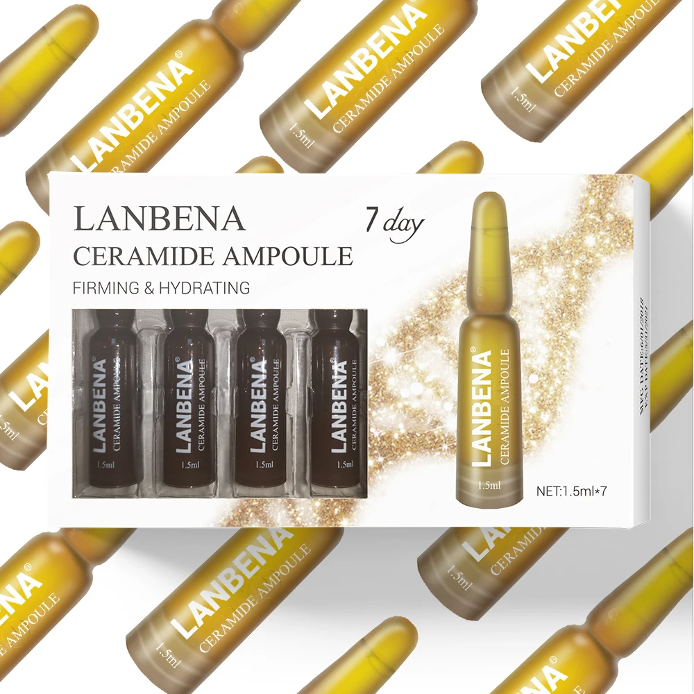 LANBENA Ceramide Ampoule Сыворотка увлажняющая укрепляющая против морщин термоусадочная