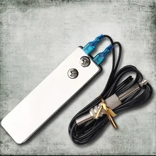 Mini Stainless Steel Foot Pedal Switch Controller Tattoo Power Supply Machine Footswitch+ 1.5M Clip Cord Tattoo Accessory Tools