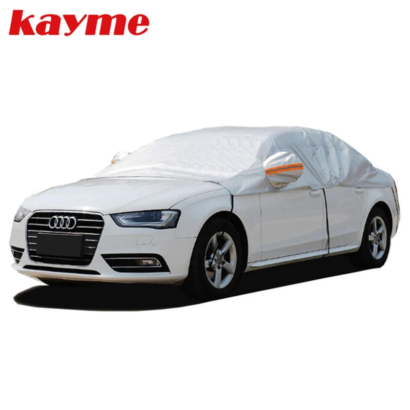 Алюминиевый Чехол Kayme для половины автомобиля водонепроницаемый автомобильный