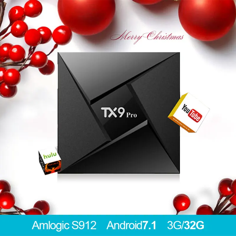 

TX9Pro Android 7.1 TV Box Amlogic S912 Octa-core 3G RAM DDR3+32G ROM 1000M LAN 4.1 Home tx9pro Media Player PK x92 tvbox no iptv