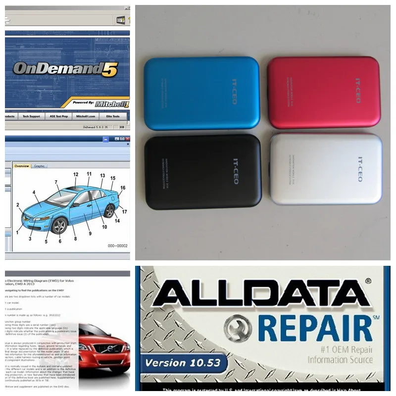 2016 best price auto repair software v10 53 alldata software with mitchell on demand 2015 new