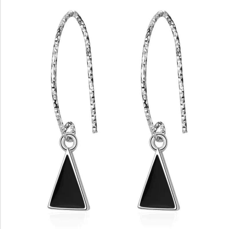 Новые модные женские серьги LUKENI из серебра 925 пробы для девочек аксессуары