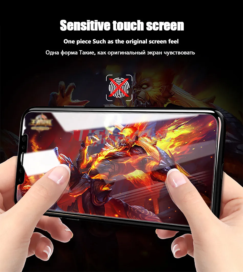 Защитное стекло HOPCHAM закаленное 2.5D 9h для Lg Q6 Q6Plus M700A M700 Q6a Alpha|Защитные стёкла и