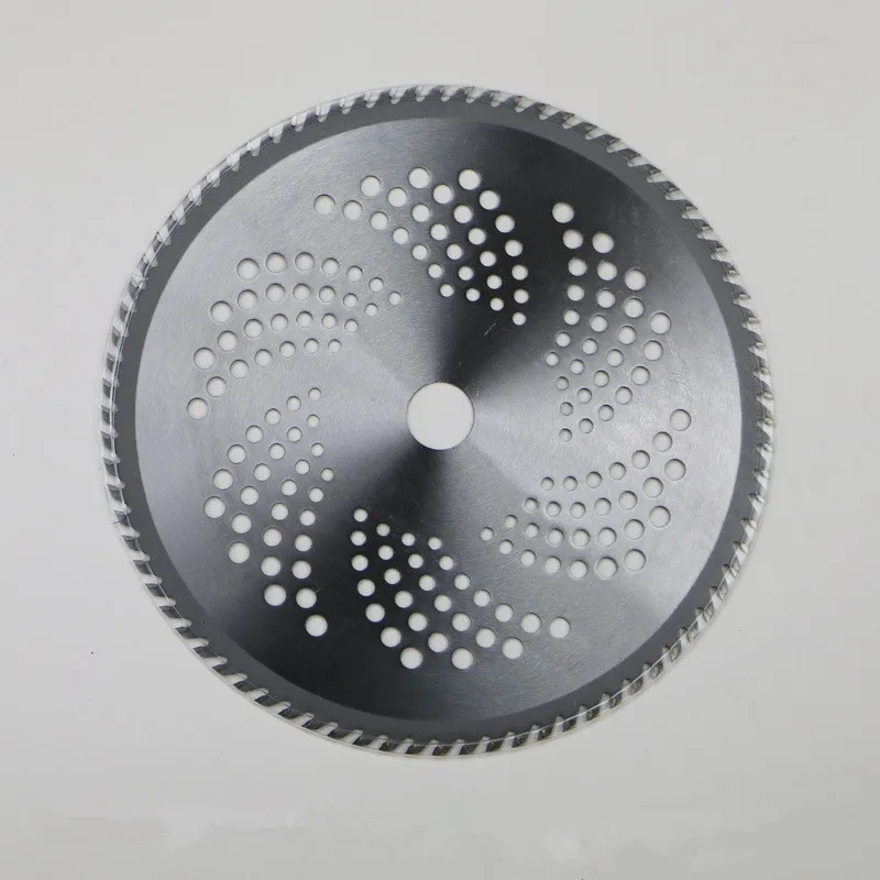 Durable 40/60 Teeth Manganese Steel Alloy Replacement Lawn Mower Blade Circular Grass Cutter Brush Saw Blade Cutting Grass Tree