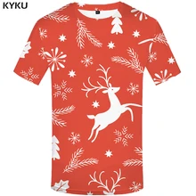 KYKU Xmas T Shirt Men Christmas Shirt Gifts Printed Tshirt Punk Rock Clothes Red Elk 3d T-shirt Hip Hop Mens Clothing Streetwear KYKU Xmas T Shirt Men Christmas Shirt Gifts Printed Tshirt Punk Rock Clothes Red Elk 3d T-shirt Hip Hop Mens Clothing Streetwear