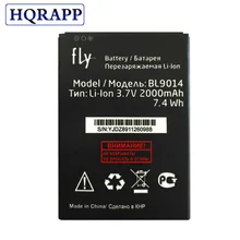 Новинка, высокое качество, BL9014 батарея для Fly FS524, нокаут, батарея для смартфона, 3,7 в, 2000 мАч