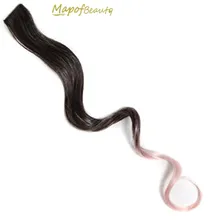 2" длинный кудрявый зажим в одной части для Омбрэ шиньон смешанные 16 цветов синтетические волосы для женщин шиньоны MapofBeauty
