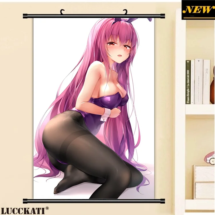 20 animal_ears ass bunny_ears bunny_girl chen_bin cleavage fate_grand_order feet pantyhose scathach_(fate_grand_order)_