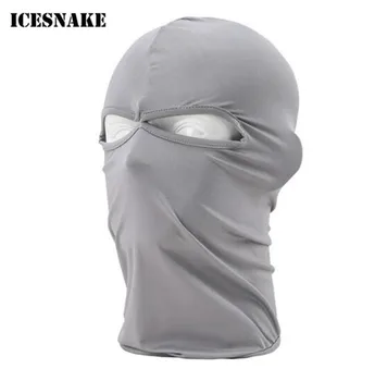 

ICESNAKE Outdoor Sport Full Face Mask Balaclava Hood 2 Holes Head Bicycles Motorcycles Warmer Halloween Airsoft Cap Hat