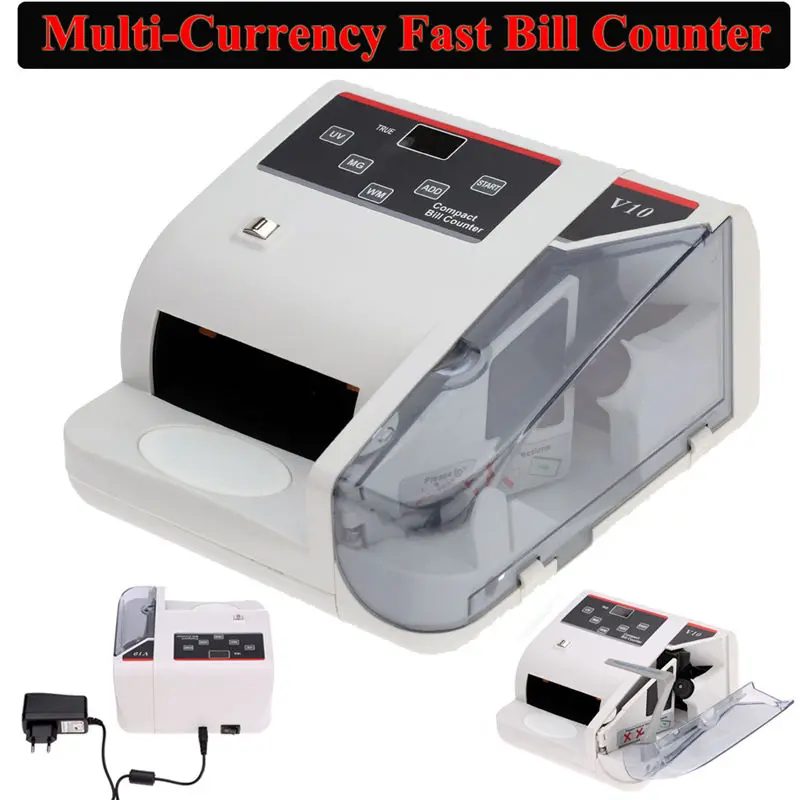 

Bank Note Multi-currency Bill Counter Detector Money Fast Counting Money Detector Counter Display