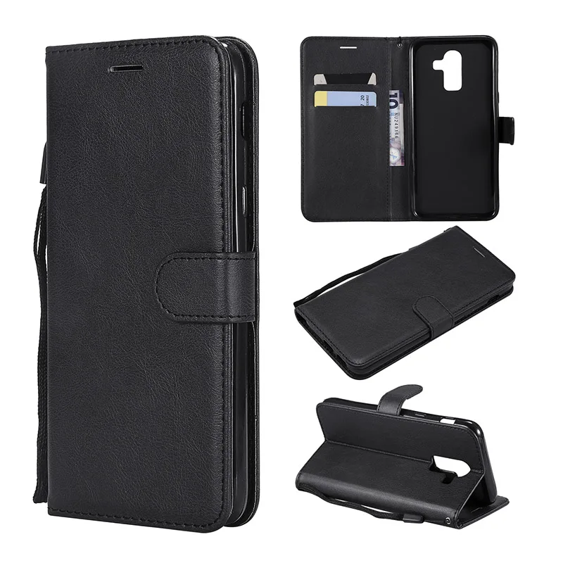 Luxury Leather Flip Case For Samsung Galaxy J3 J5 J7 2016 2017 J2 Pro J4 J6 J8 2018 J7 Duo J7 J5 Prime Wallet Full Cover Plain   (6)
