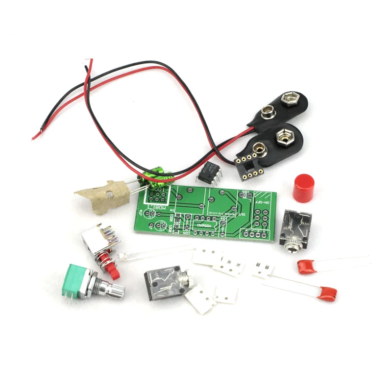 SUQIYA Free shipping JRC4556 Battery Edition RA1 Dual Channel MINI Headphone Amplifier DIY Kit