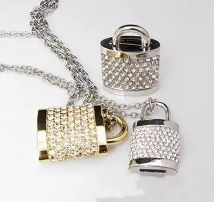 Дешевый Ювелирные изделия Pen Drive 1 ТБ Замок Кристалл 128 ГБ 16 ГБ 32 ГБ Usb Flash Drive 2 ТБ Карту Памяти Memory Stick Флешки 512 ГБ Подарок Гаджет 64 ГБ 2.0