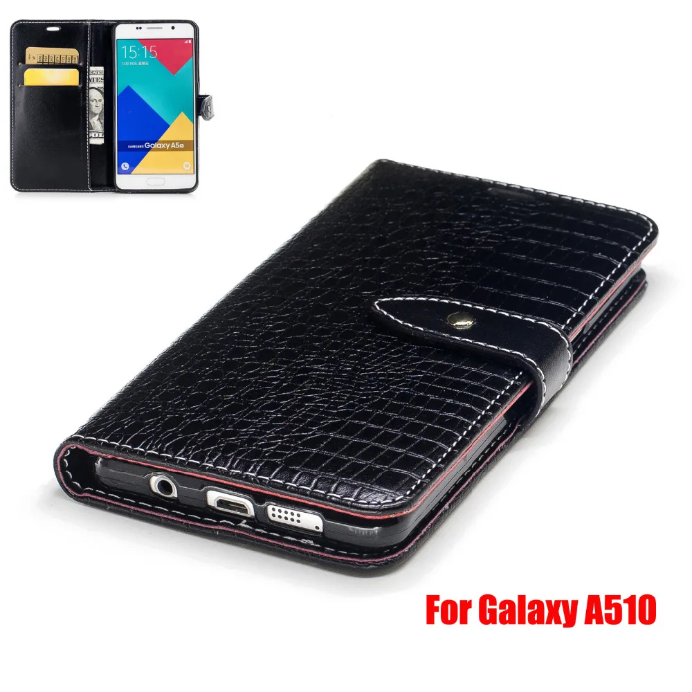Чехол для Coque Samsung Galaxy A5 2016 бумажник бизнес кожа роскошный CSAE чехол флип A510|flip case|case