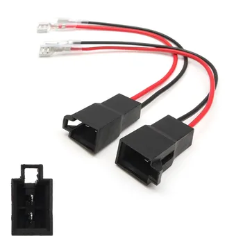

2Pcs/lot Car Speaker Adaptor Wire Cable Cord Connector Auto for Vauxhall / For Renault / For Nissan / for Audi