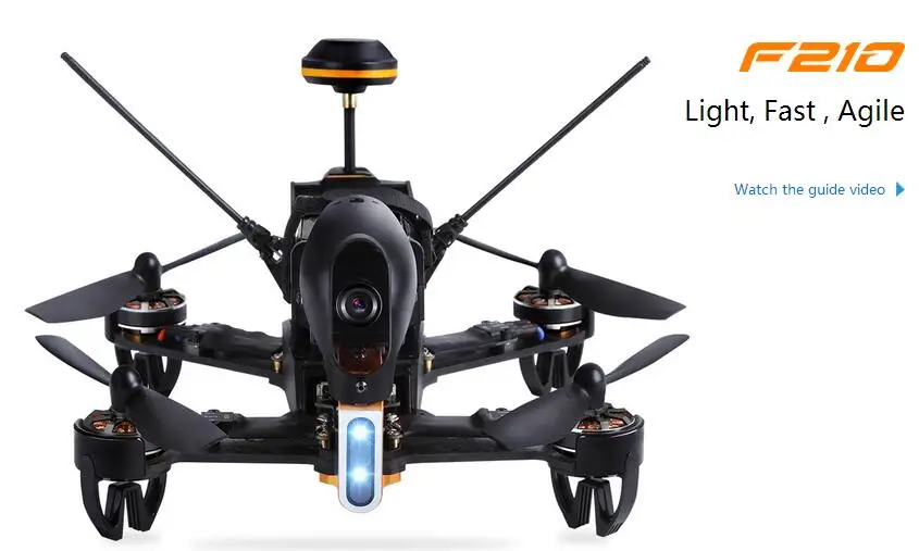 Квадрокоптер Walkera F210 DEVO7 Дрон с камерой 700TVL бесщеточный двигатель VS Runner250